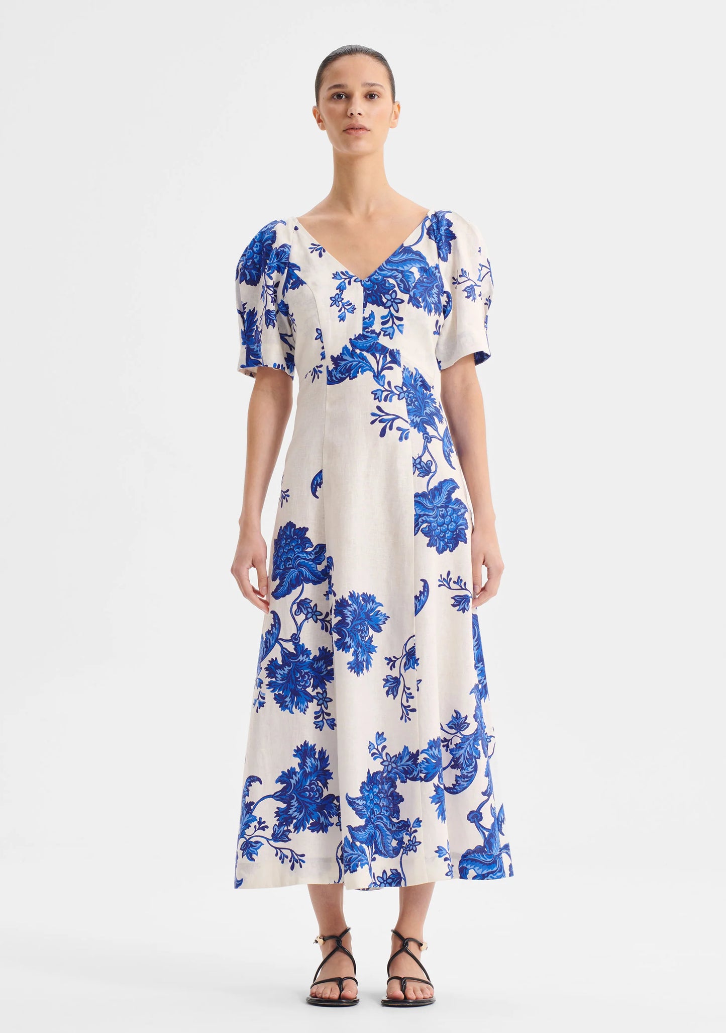 Bonita Linen Dress - Print