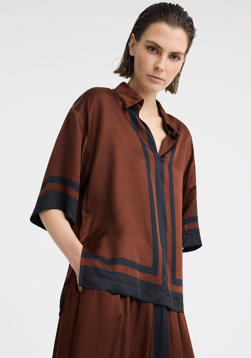 Audrina S/S Shirt - Print