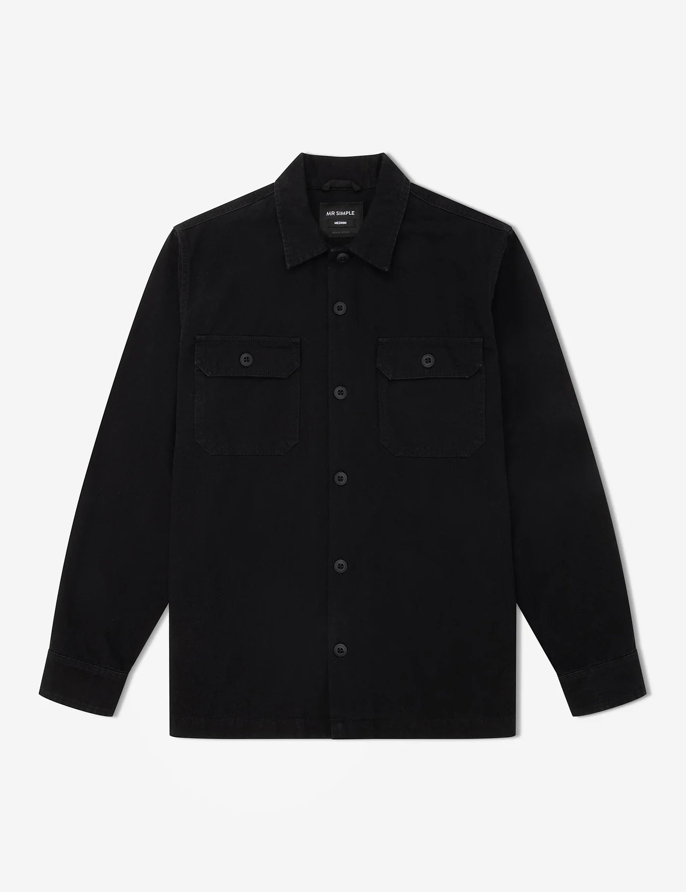 Overshirt Stitch - Black