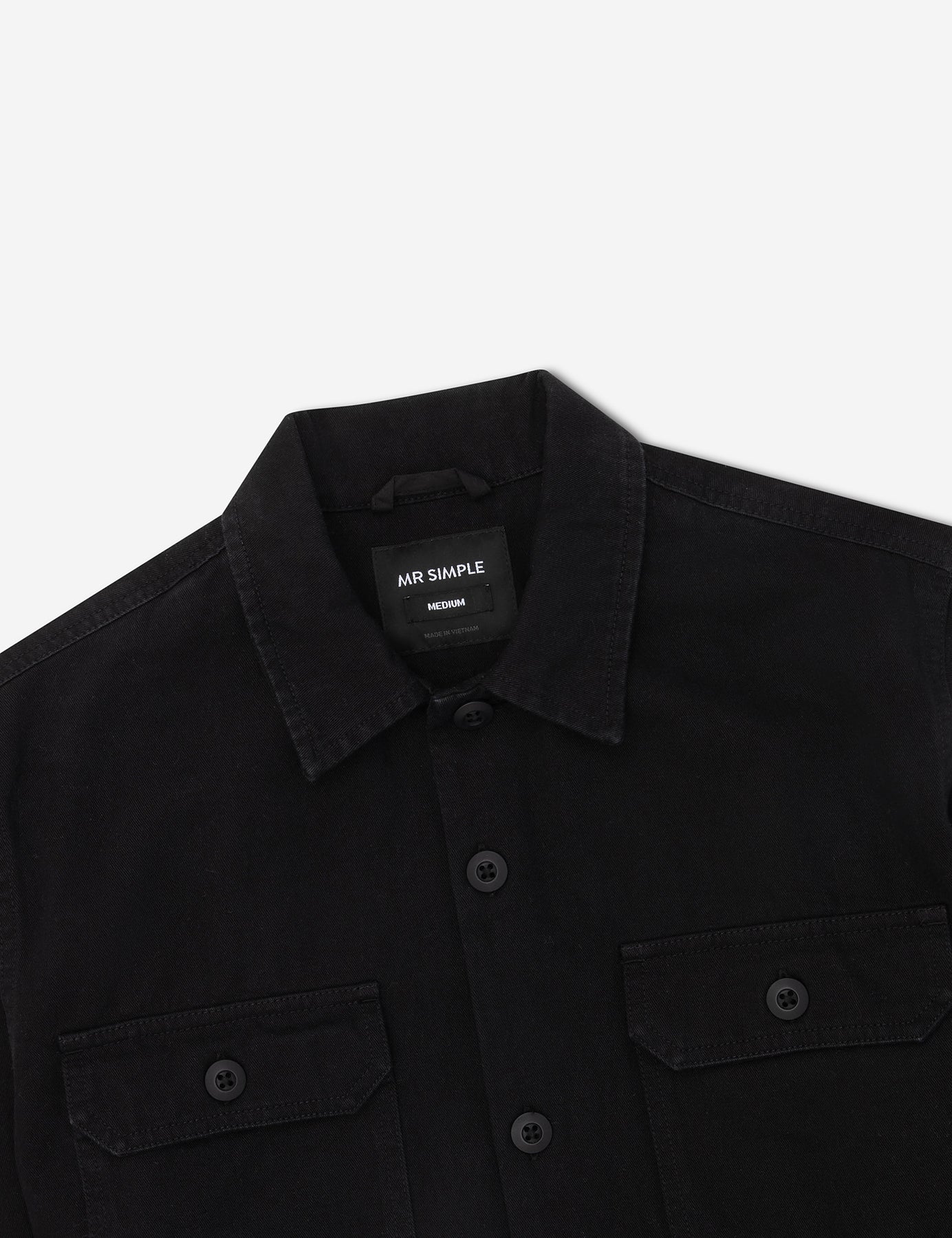 Overshirt Stitch - Black