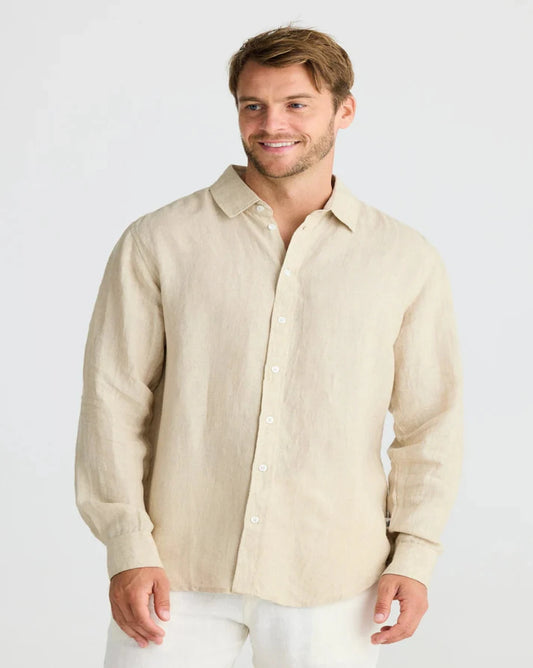 Oxford Shirt - Natural Linen