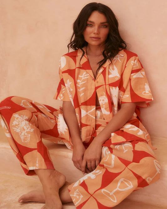 Patron Shirt - Aperol Print