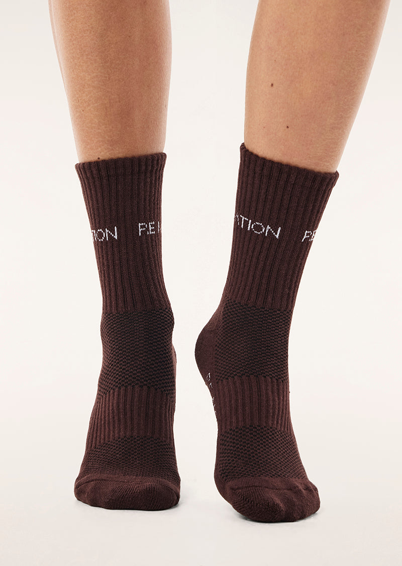 Signature Sock - Dark Plum
