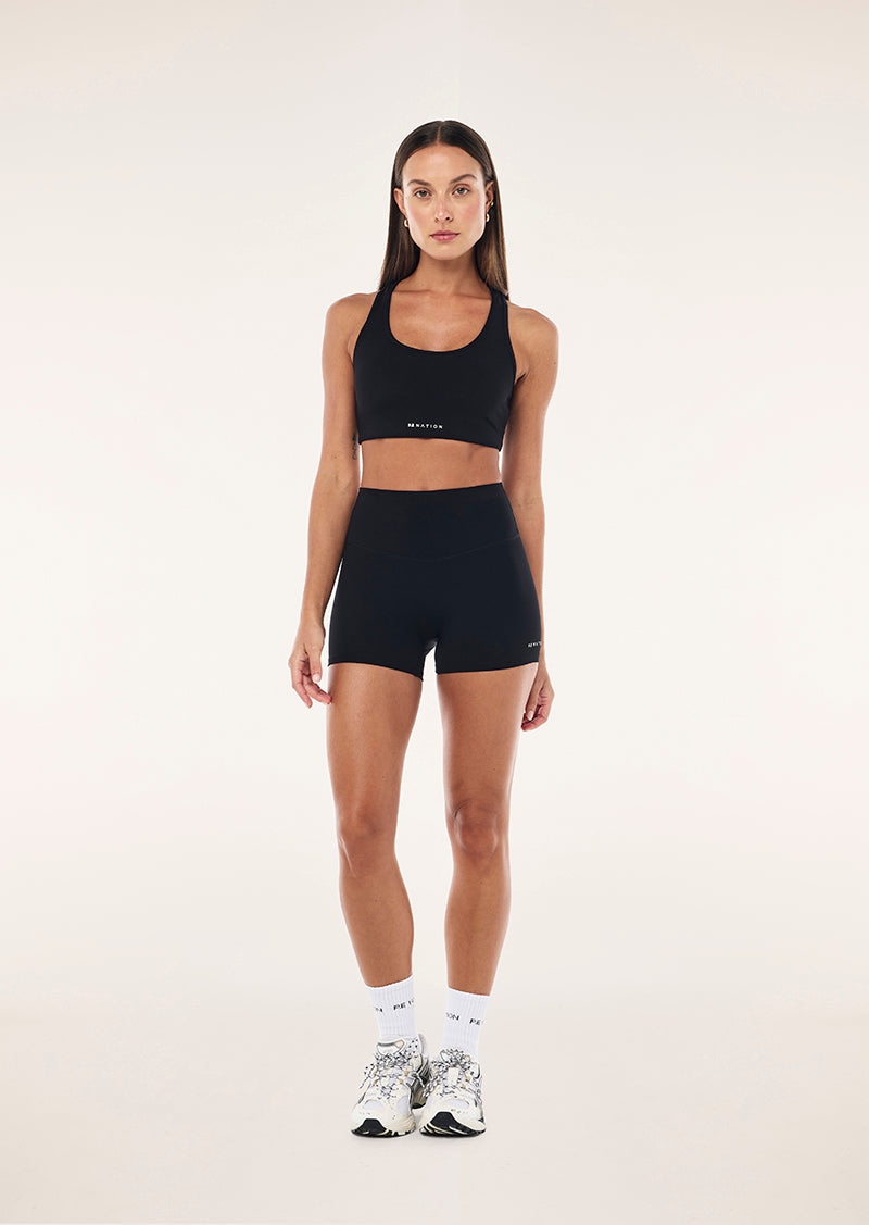 Signature 3 Inch Bike Short - Black