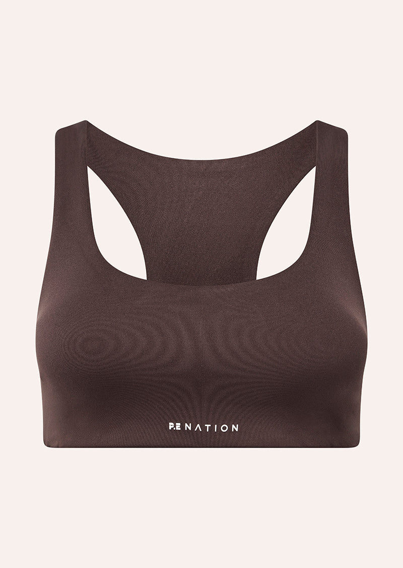 Signature Scoop Sports Bra - Dark Plum