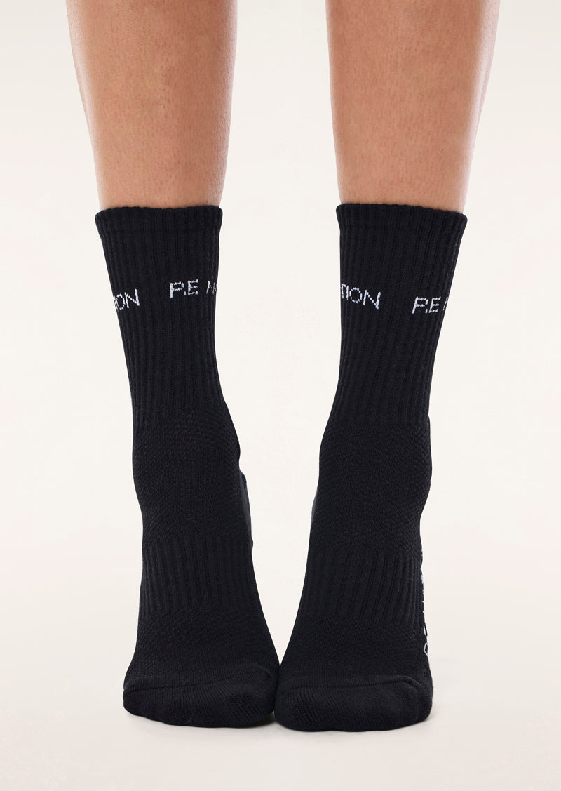 Signature Sock - Optic White/Black