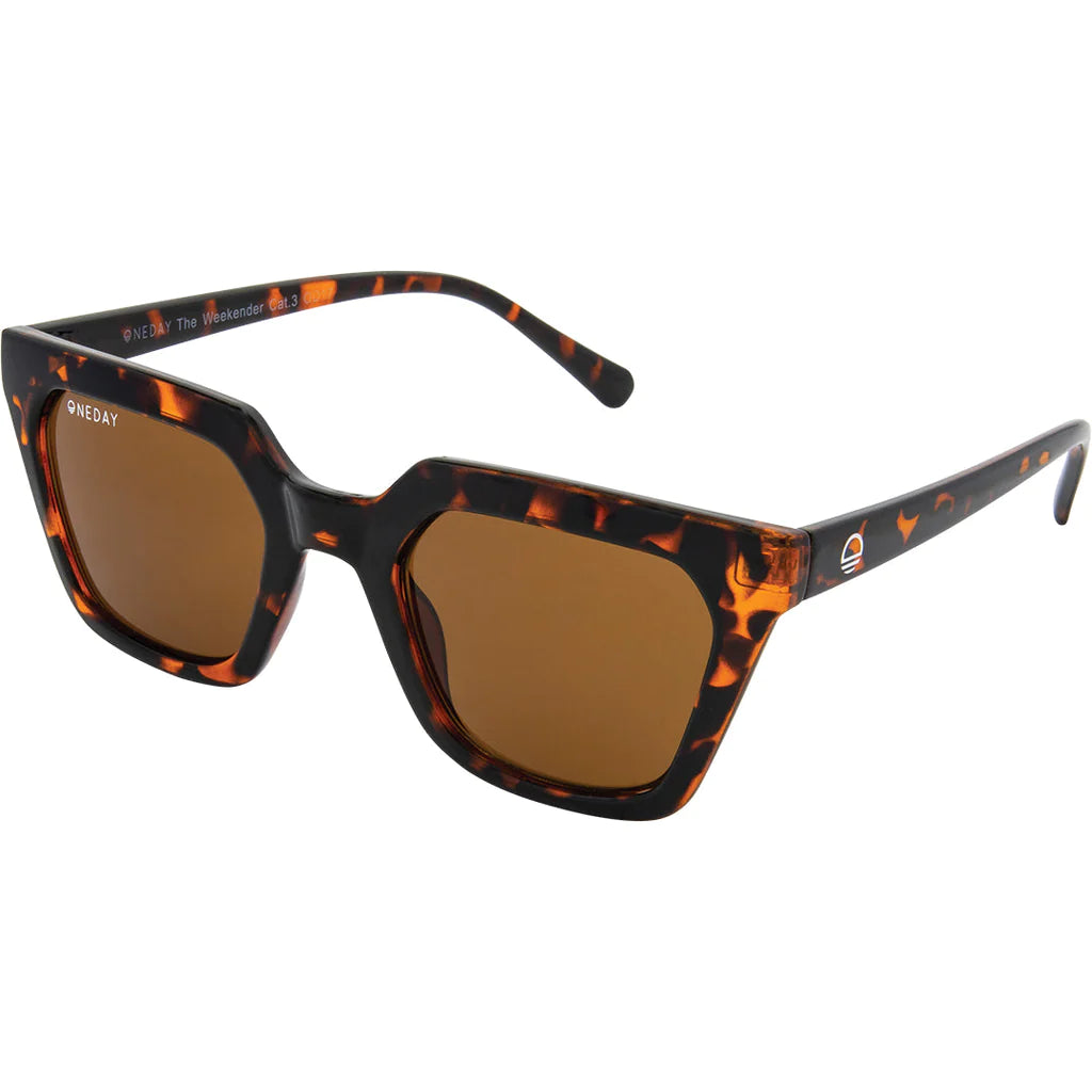 The Weekender Sunglass - Tort Brown