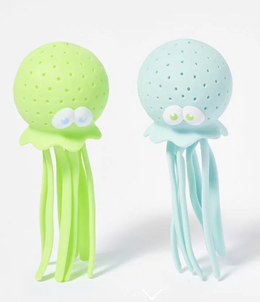 Octopus Bath Toys - Mint/Blue