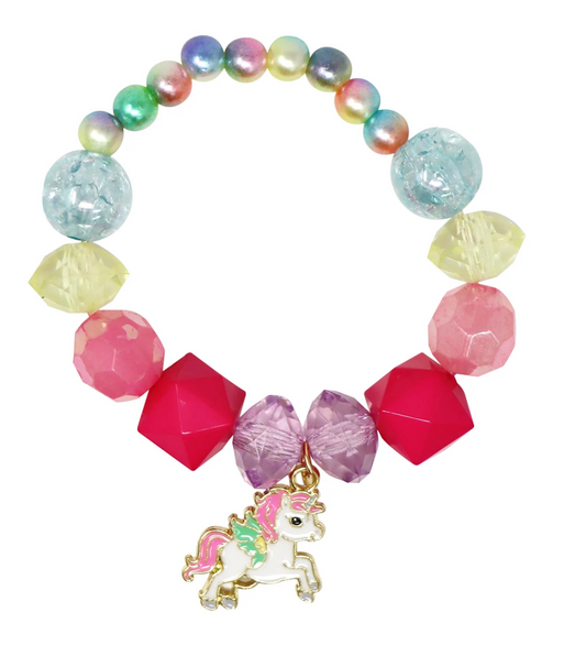 Unicorn Rainbow Pearl Bracelet