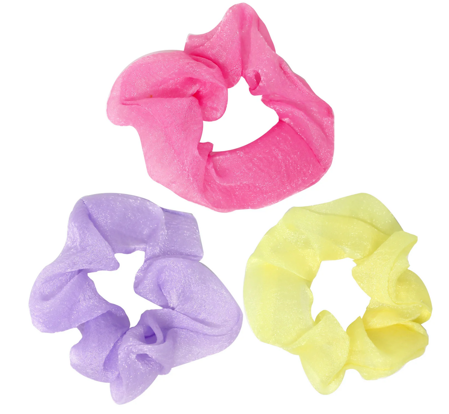 Pastel Hair Scrunchies Set