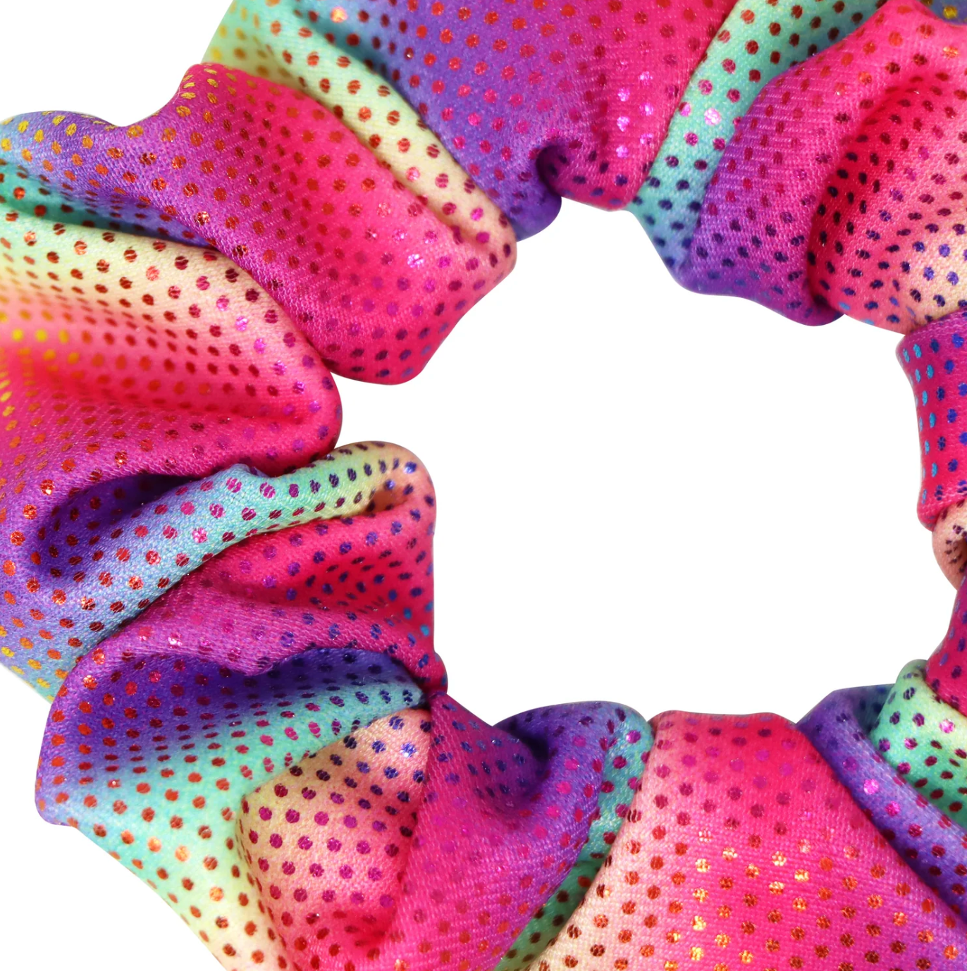 Rainbow Butterfly Hair Scrunchies