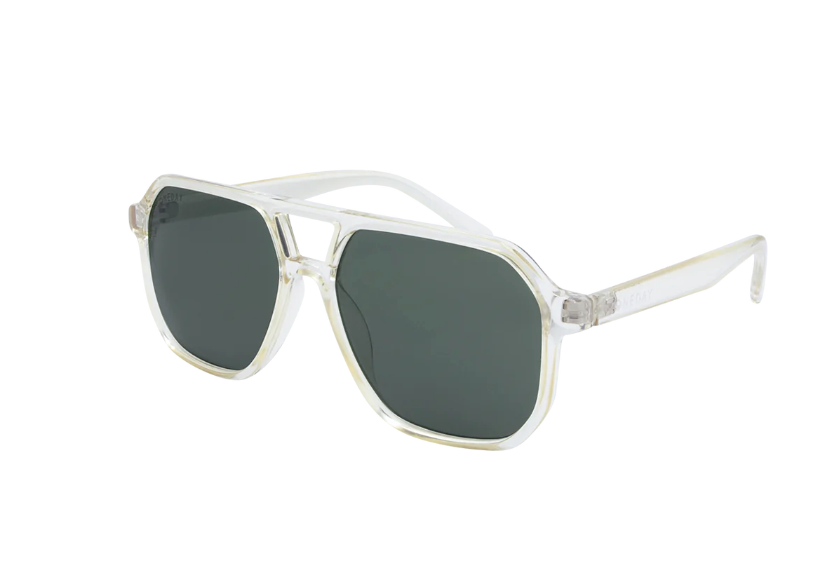 Delilah Sunglasses - Champagne Green