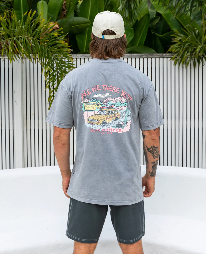 Are We There Yet Tee - Grey