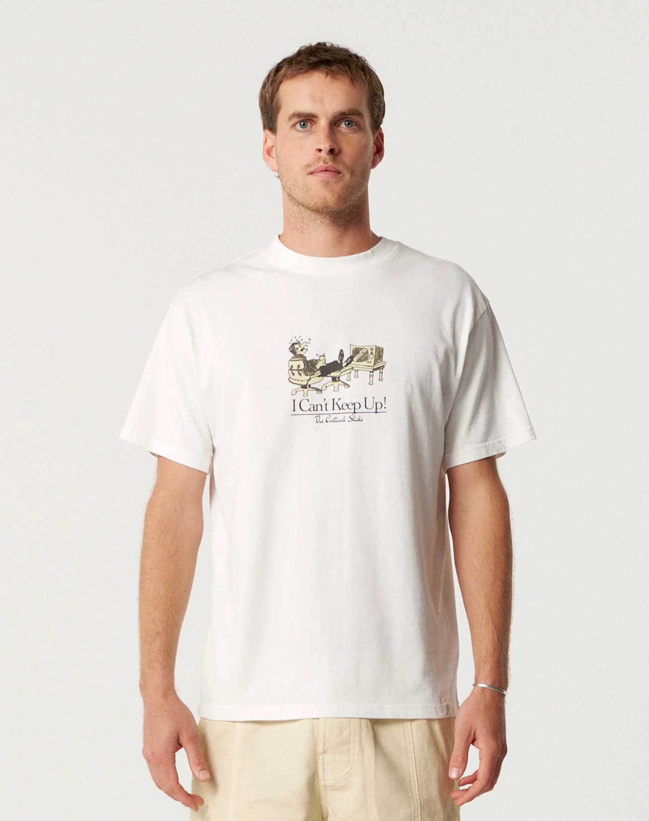 Keep Up Tee - White