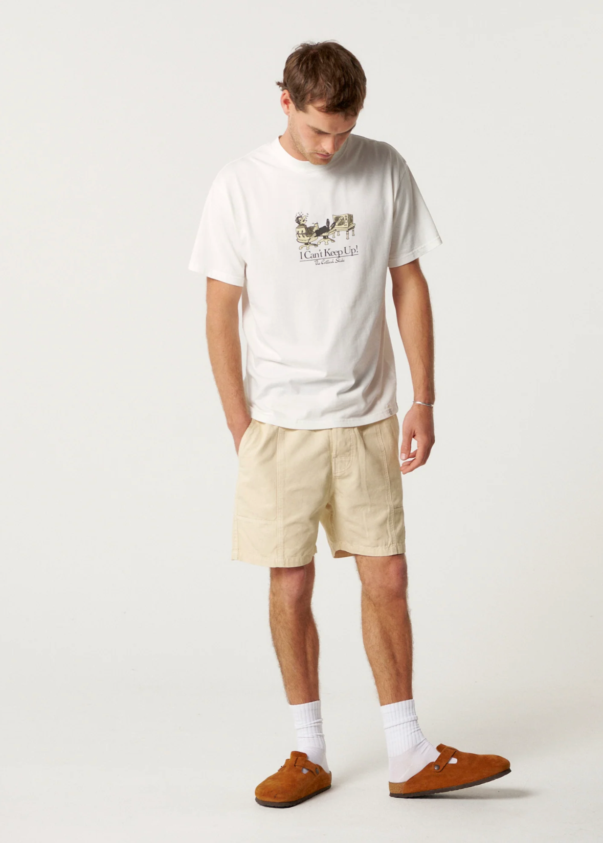 Keep Up Tee - White