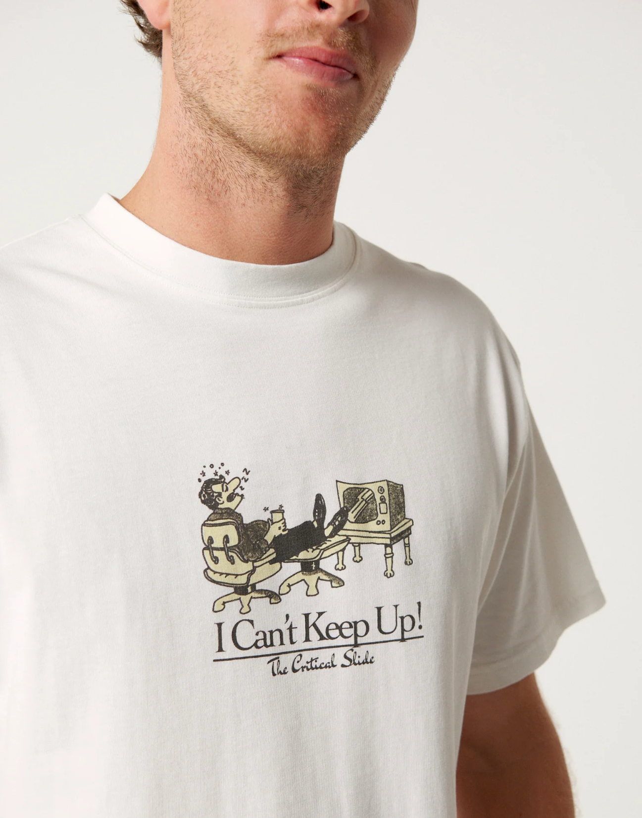 Keep Up Tee - White