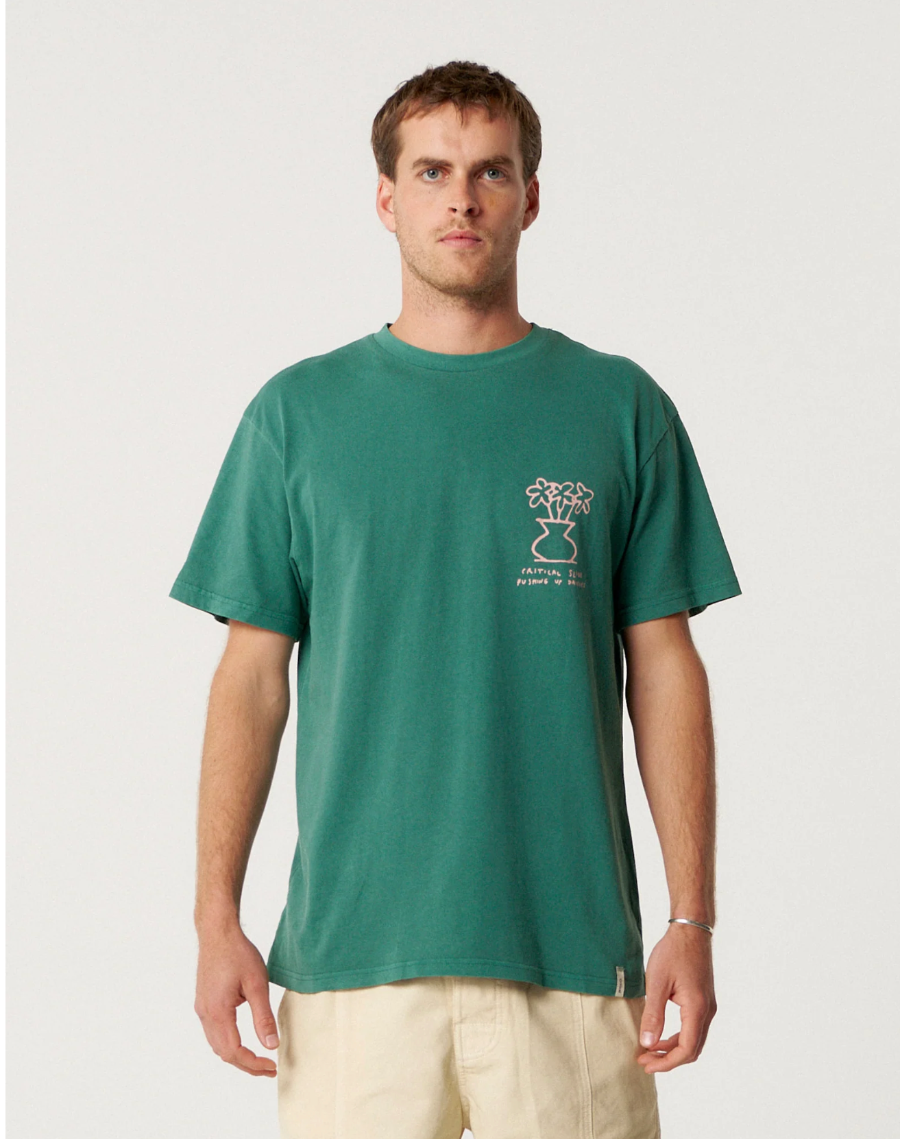 Daisy Tee - Dusty Green