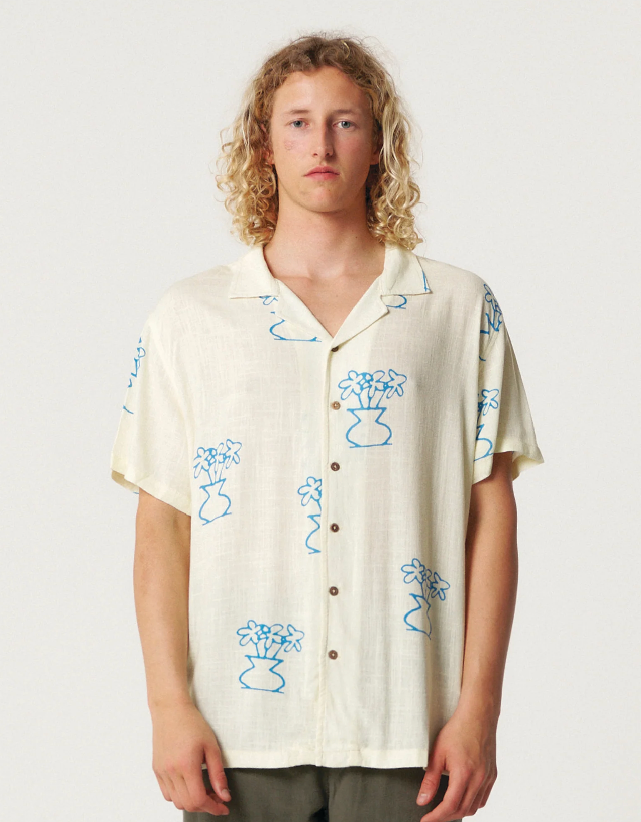 Mellow Resort Shirt - Ecru