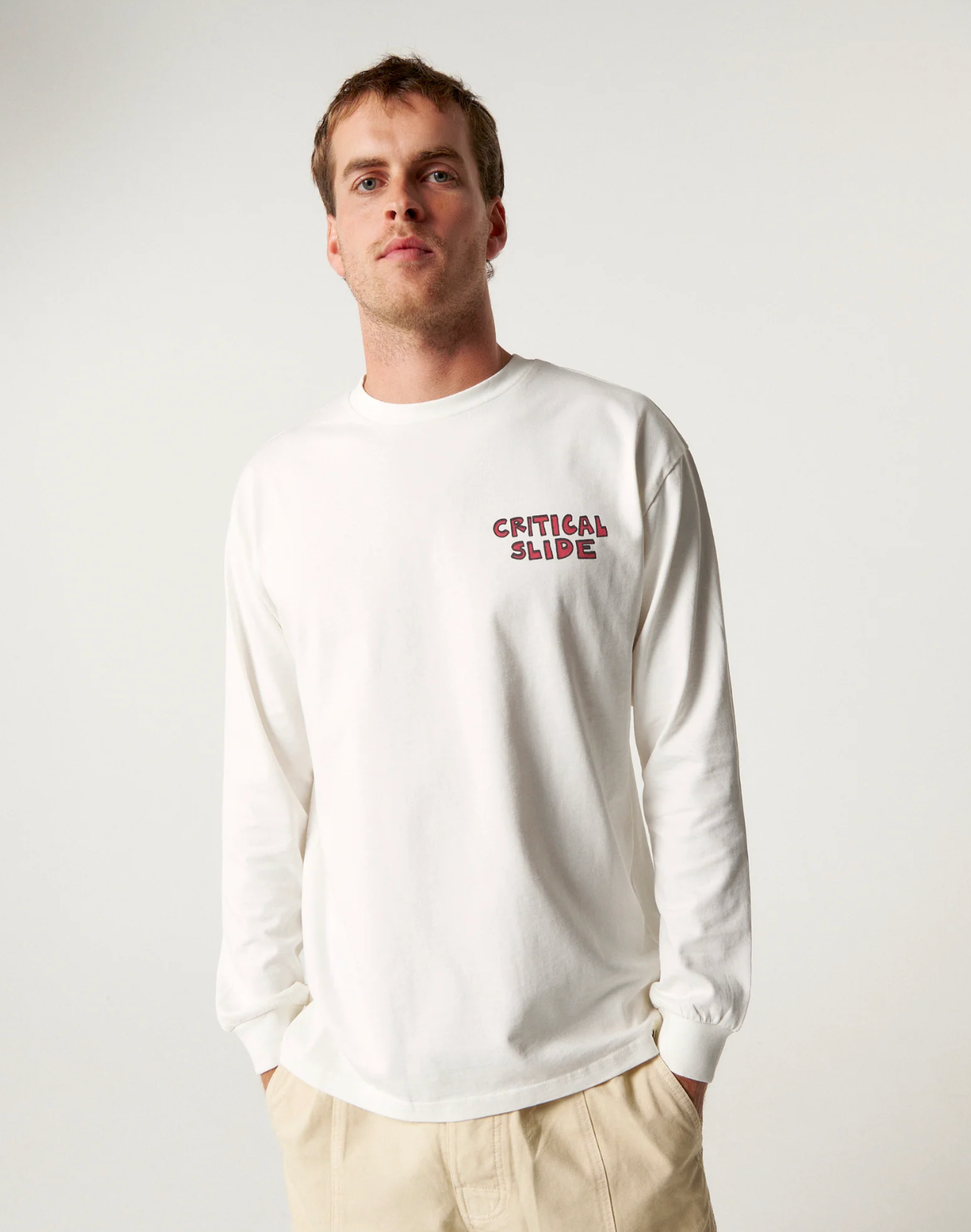 Log Removals LS Tee - Vintage White