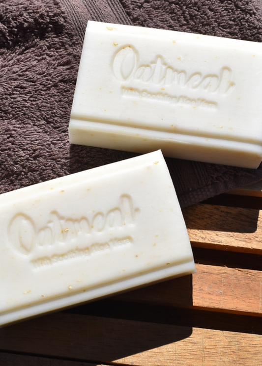 Oatmeal with Soothing Aloe Vera Coconut Oil - Soap