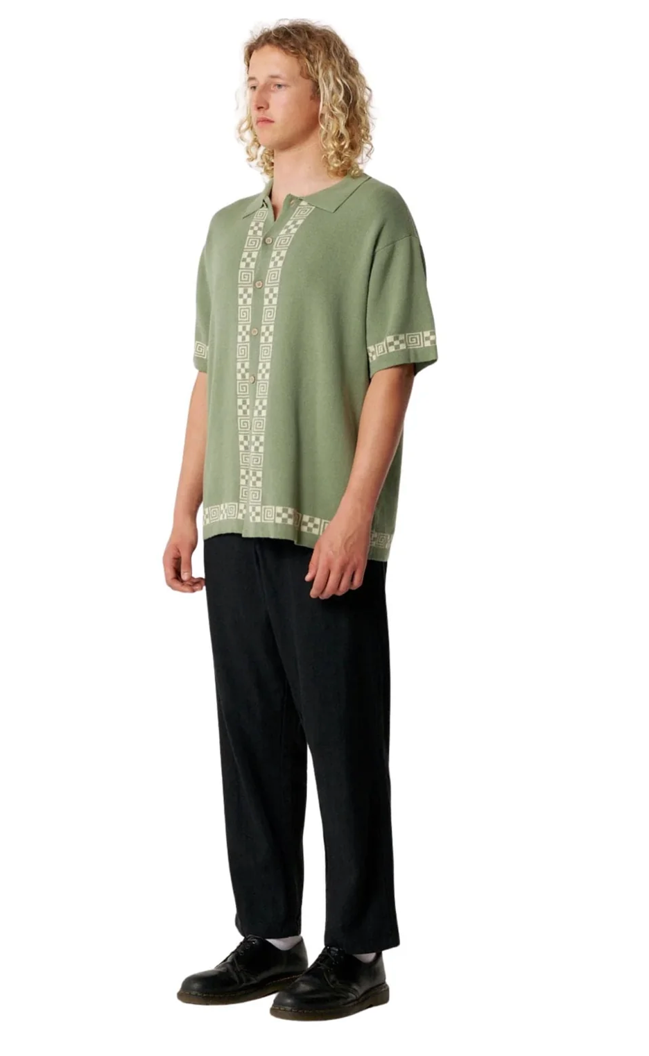 La Concha SS Knit Shirt - Forest