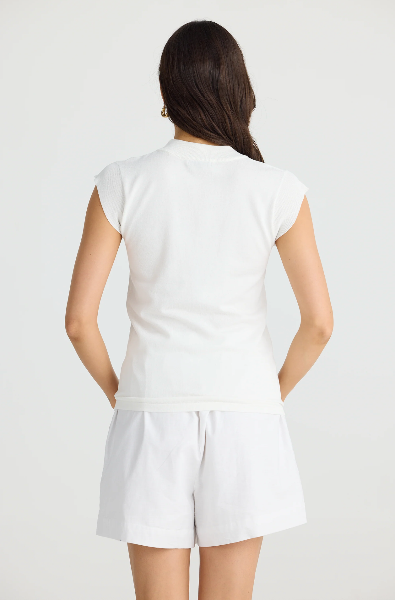 Paula Knit Top - White