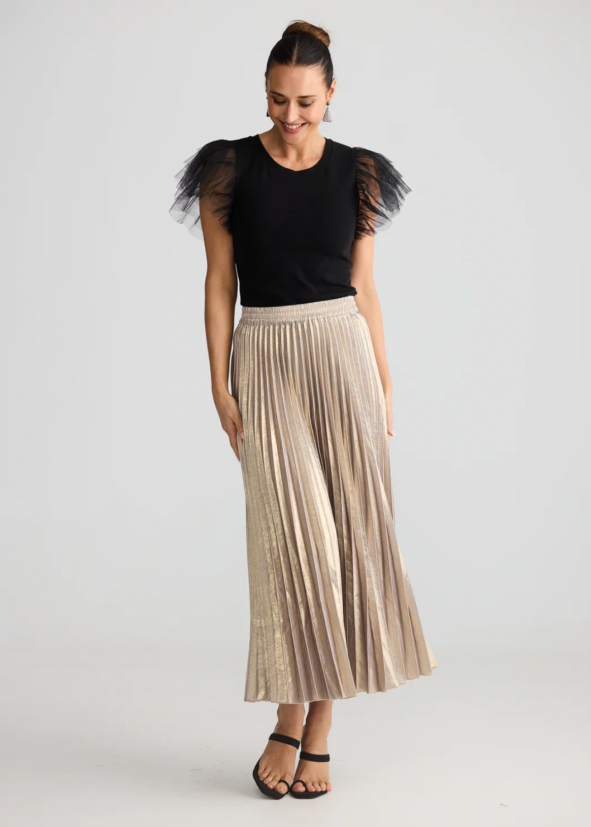 Alias Pleated Skirt - Titanium