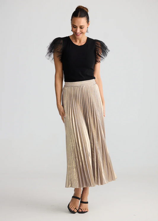 Alias Pleated Skirt - Titanium