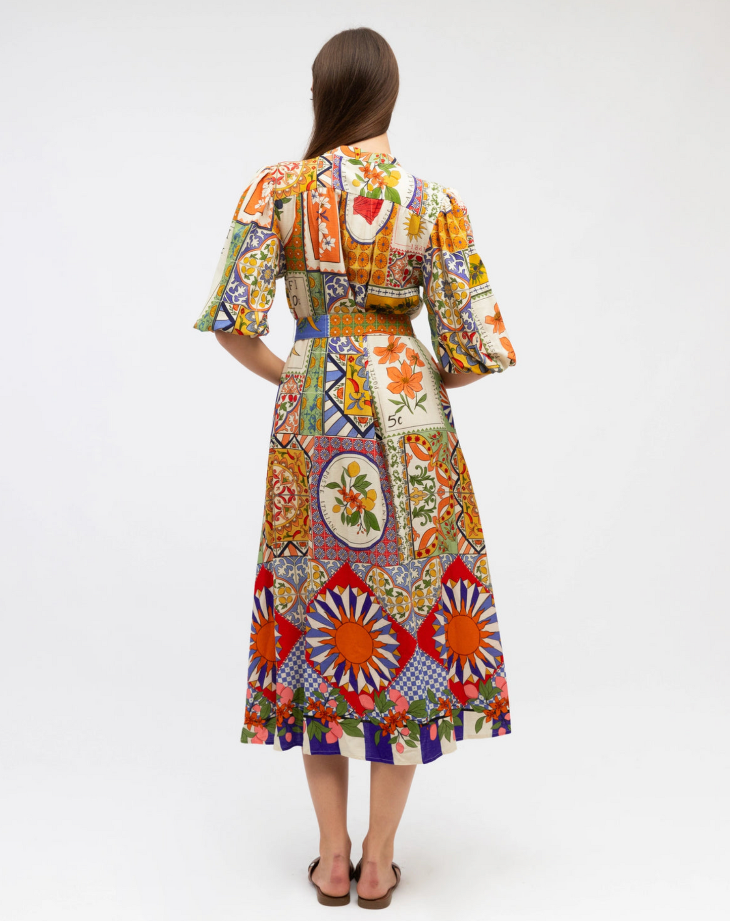 Amalfi Mosaic Shirtdress - Amalfi Mosaic
