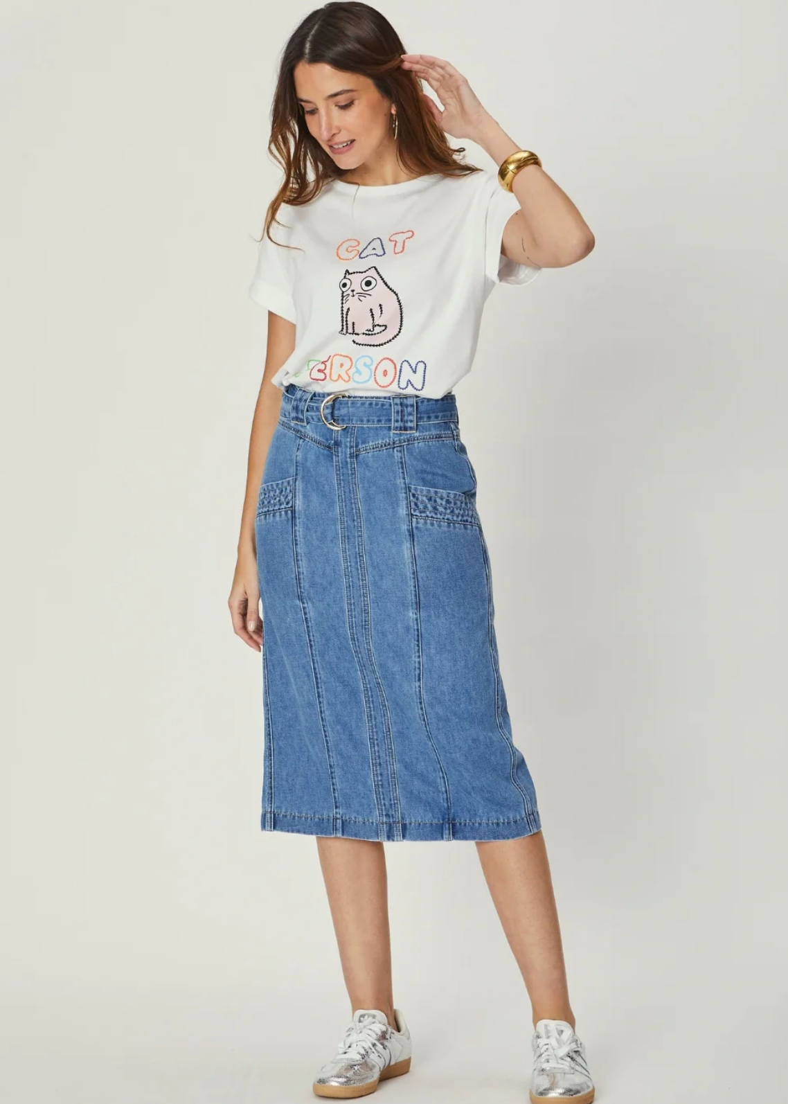 Kimberly Denim Skirt -  Denim