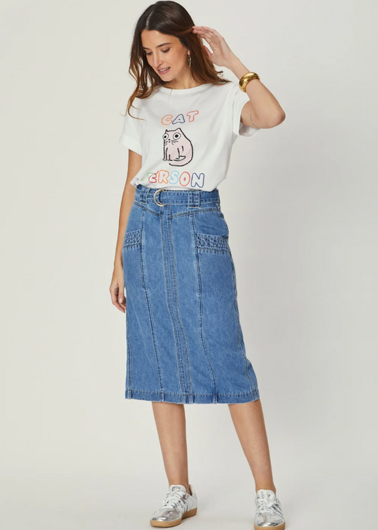 Kimberly Denim Skirt -  Denim