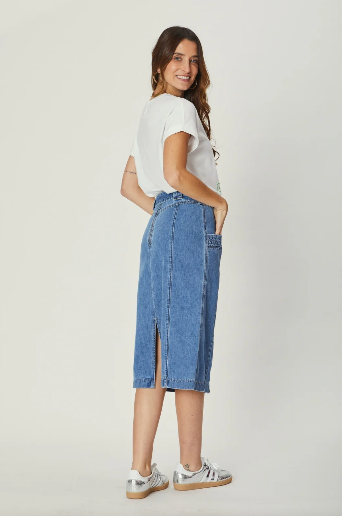 Kimberly Denim Skirt -  Denim