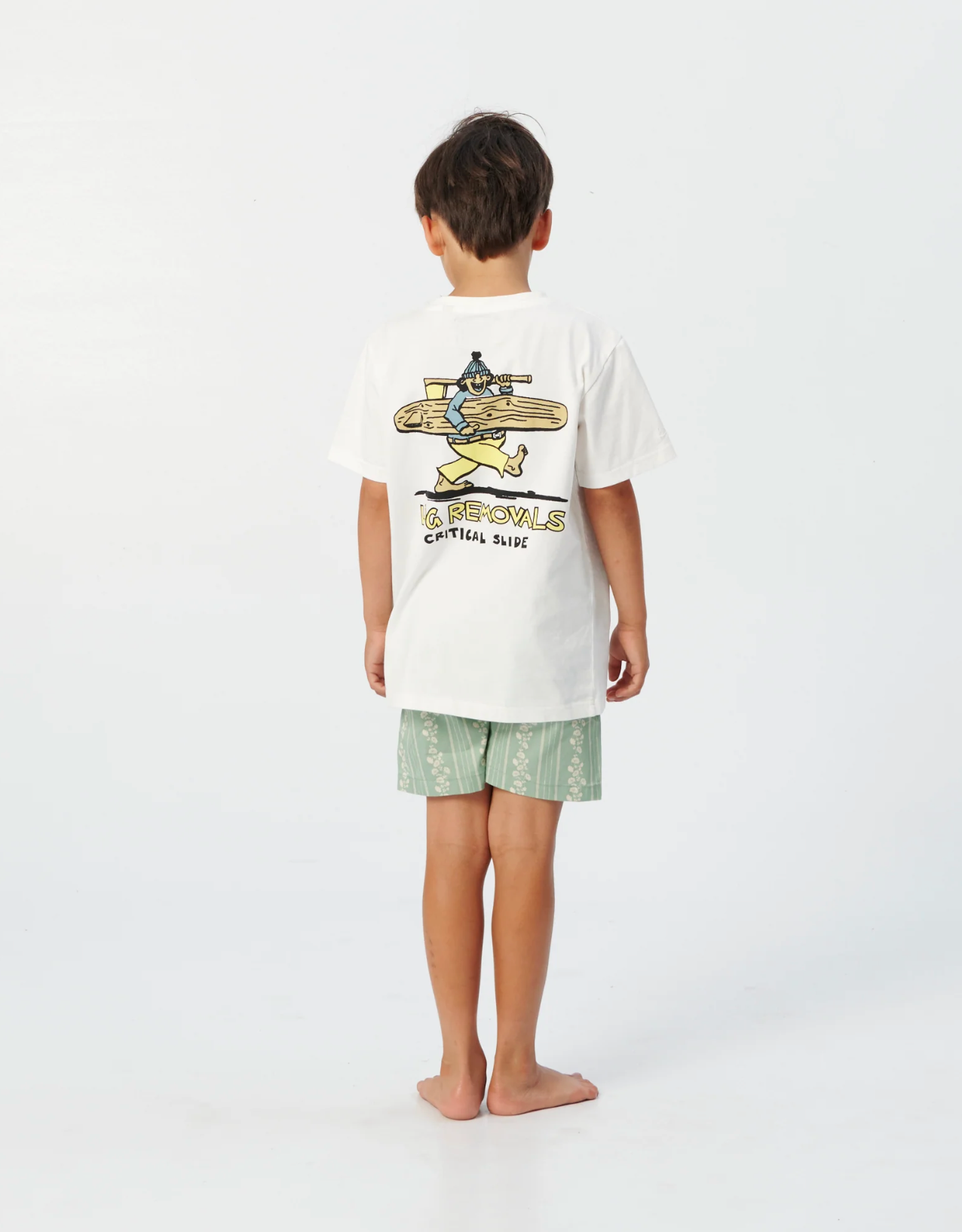 Log Removals Tee - Vintage White