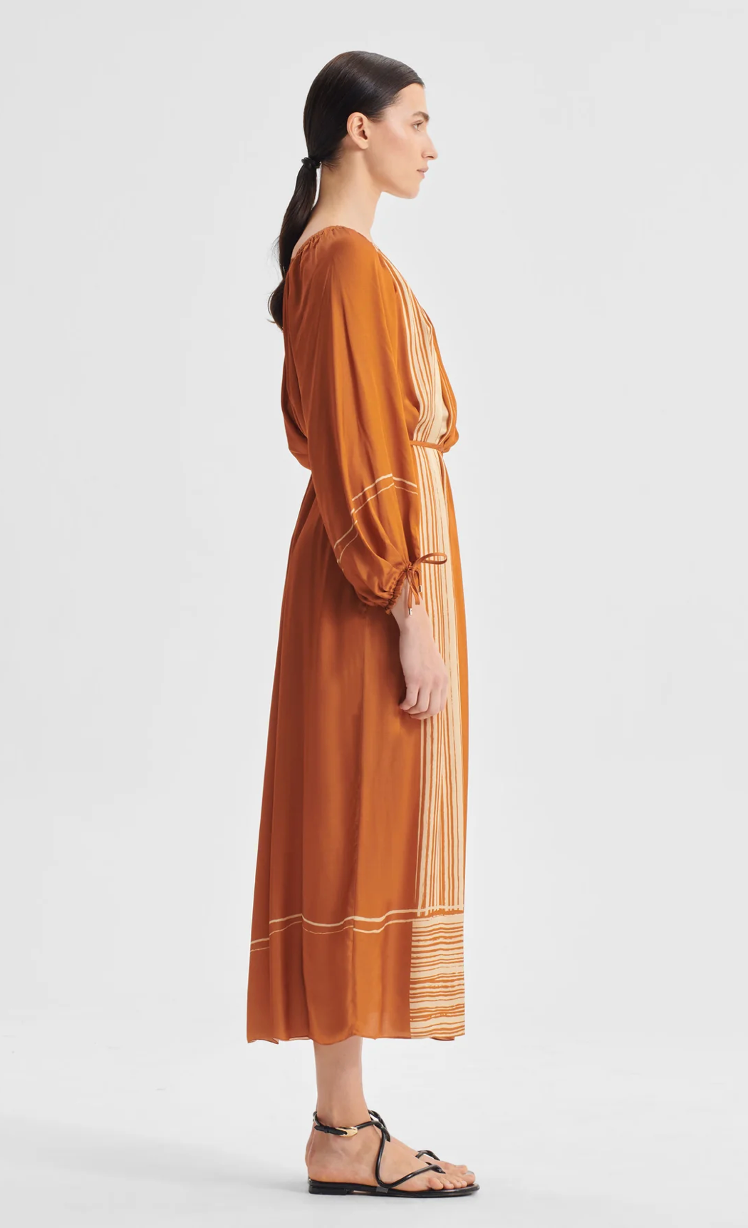 Aries One Shoulder Dress - Spice