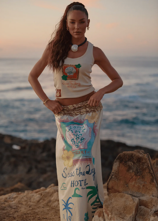 The Long Time no Sea Tank - Cream