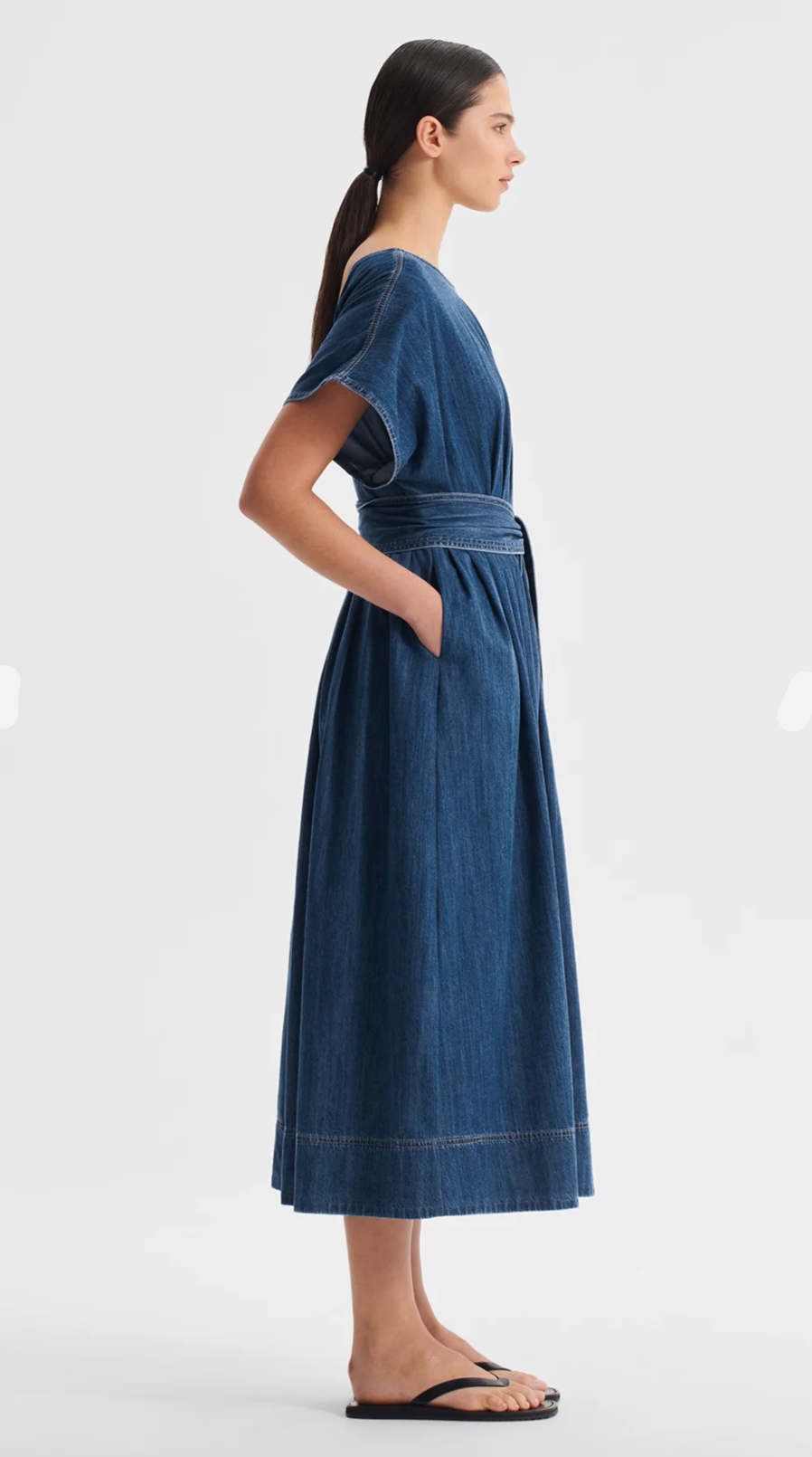 Tatum Denim Dress - Blue