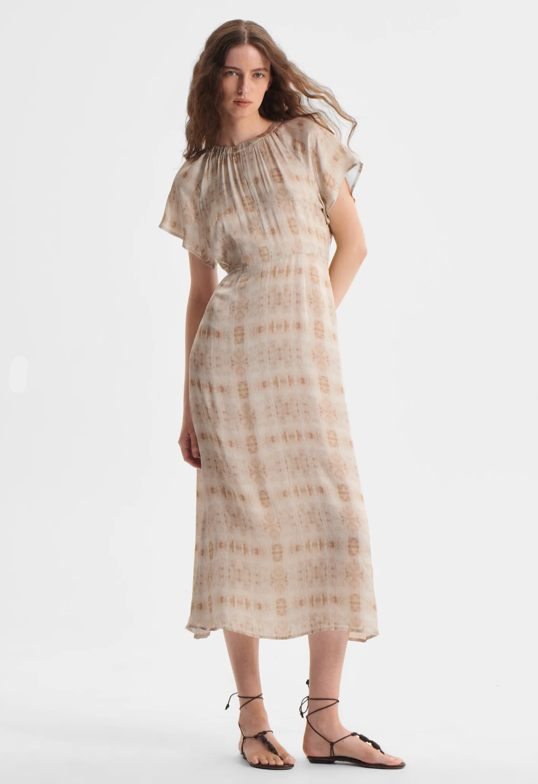 Lucille Tie Dress - Print
