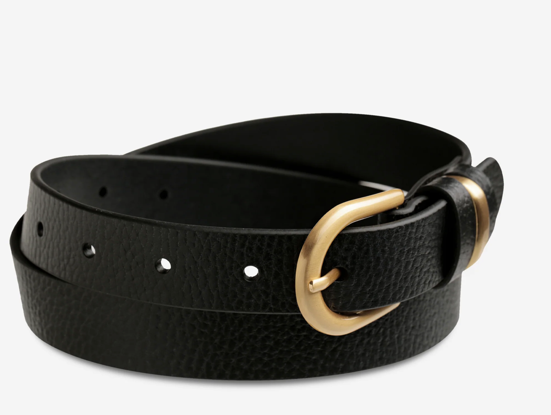 Over and Over Belt - Black Gold