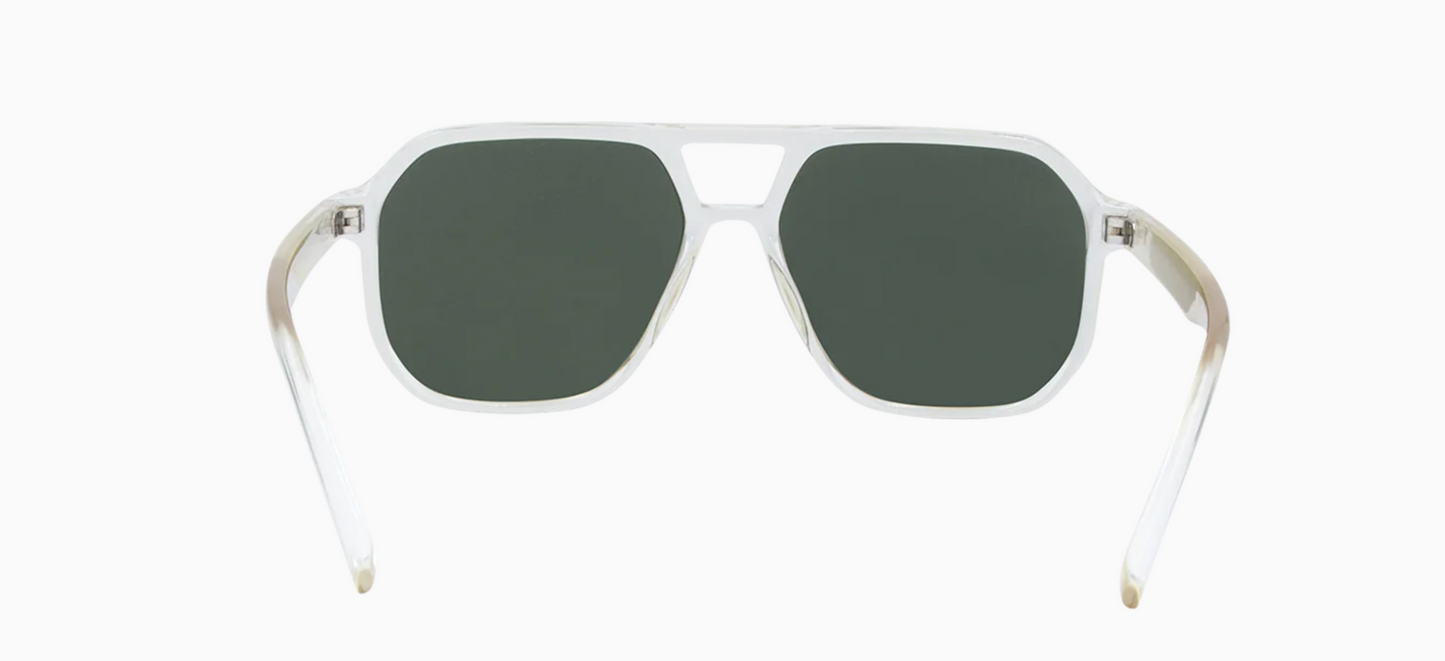 Delilah Sunglasses - Champagne Green