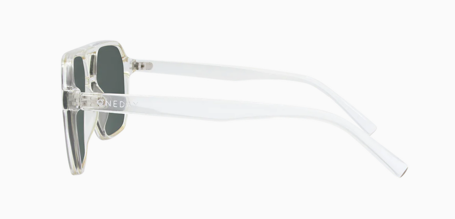 Delilah Sunglasses - Champagne Green