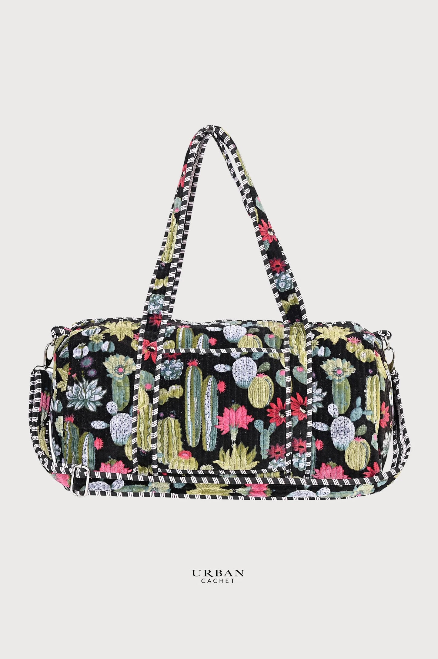 Cactus Velvet Weekender - Black