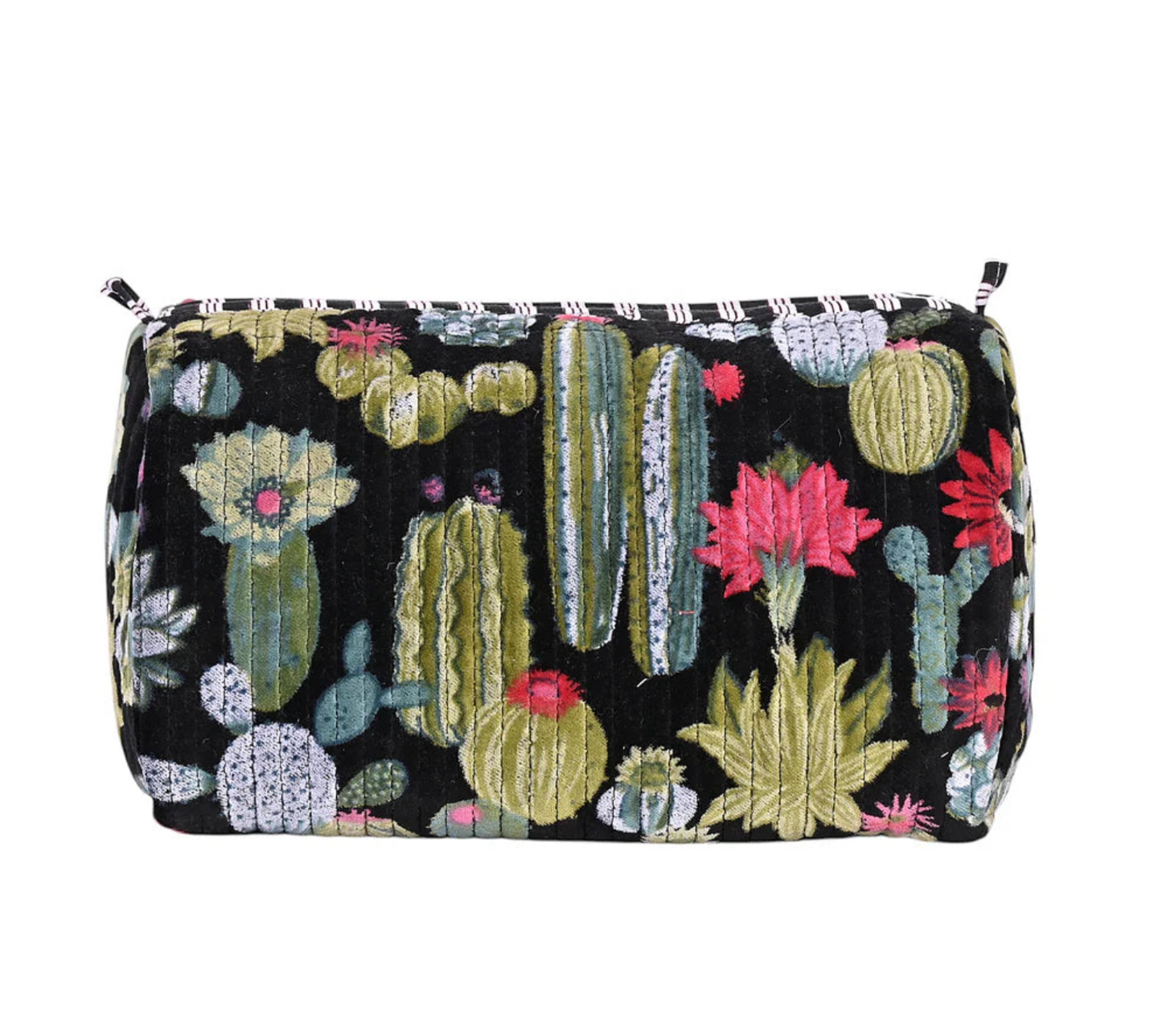 Cactus Velvet 3 Piece Set - Black