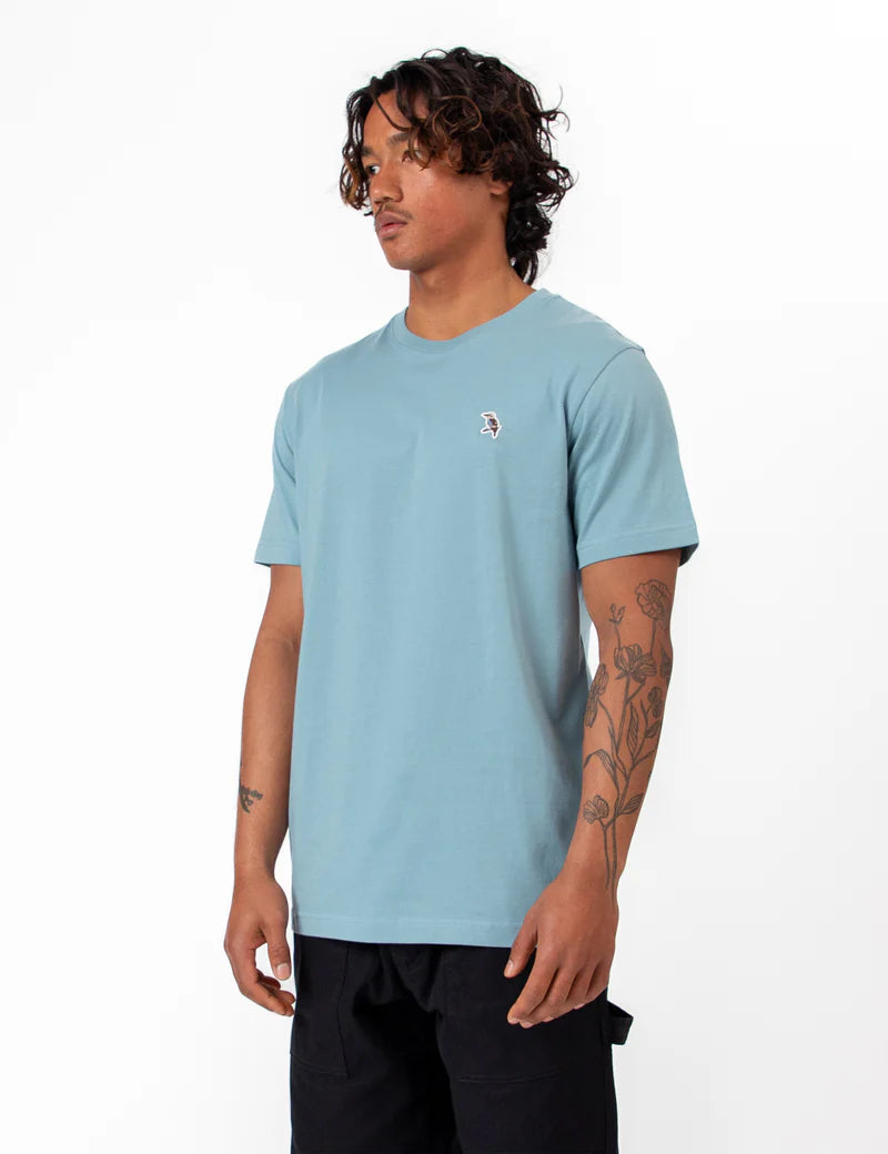 Chapman Kooka T-Shirt - Blue Smoke