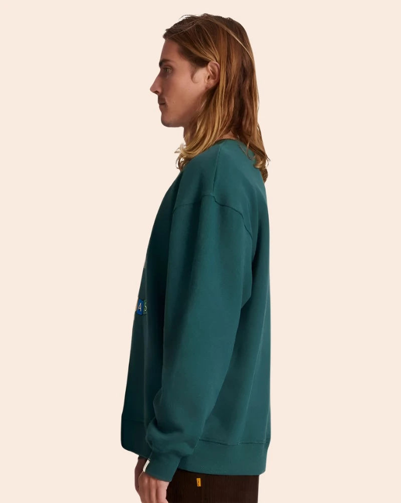 Nanas Crew Jumper - Pine