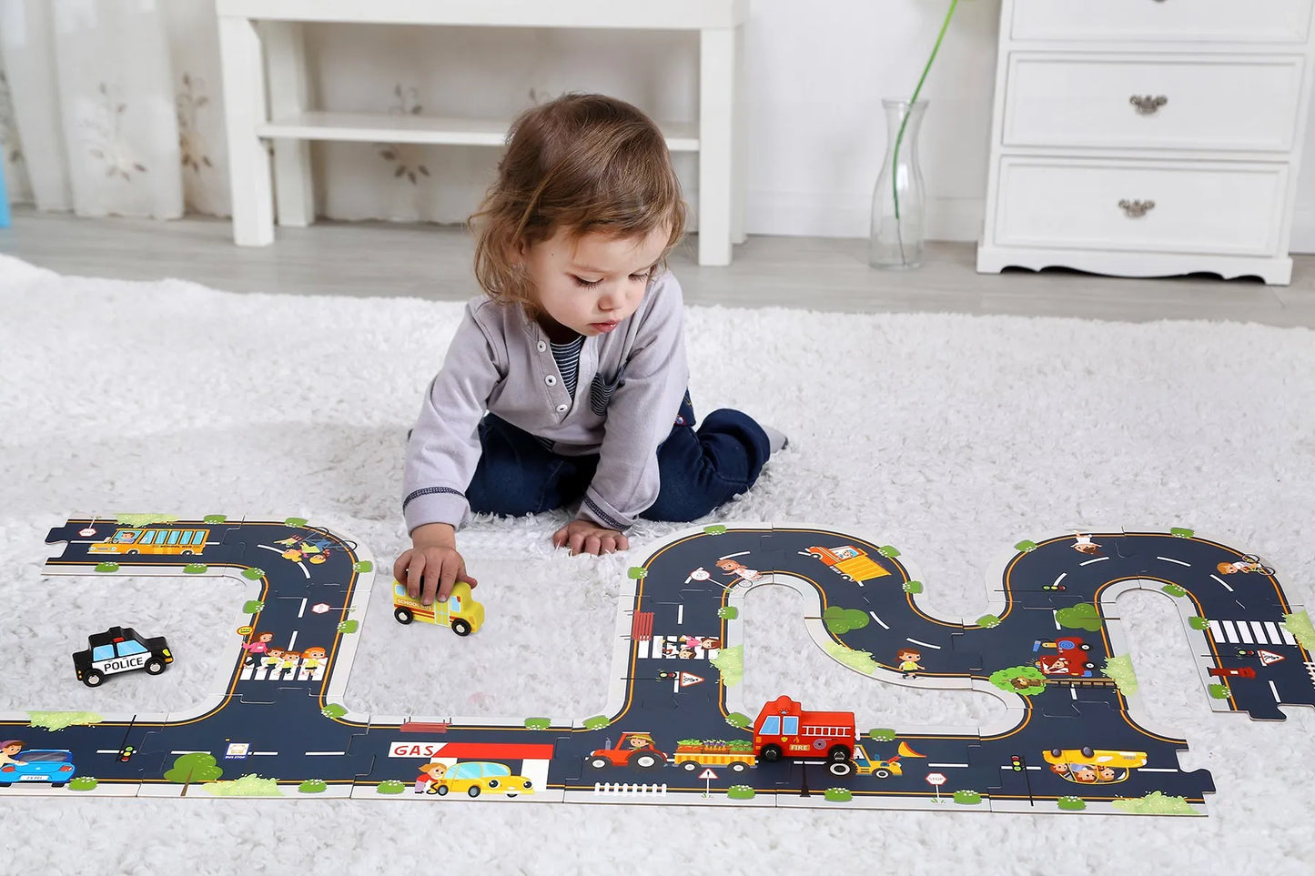 City Road Puzzle Playmat