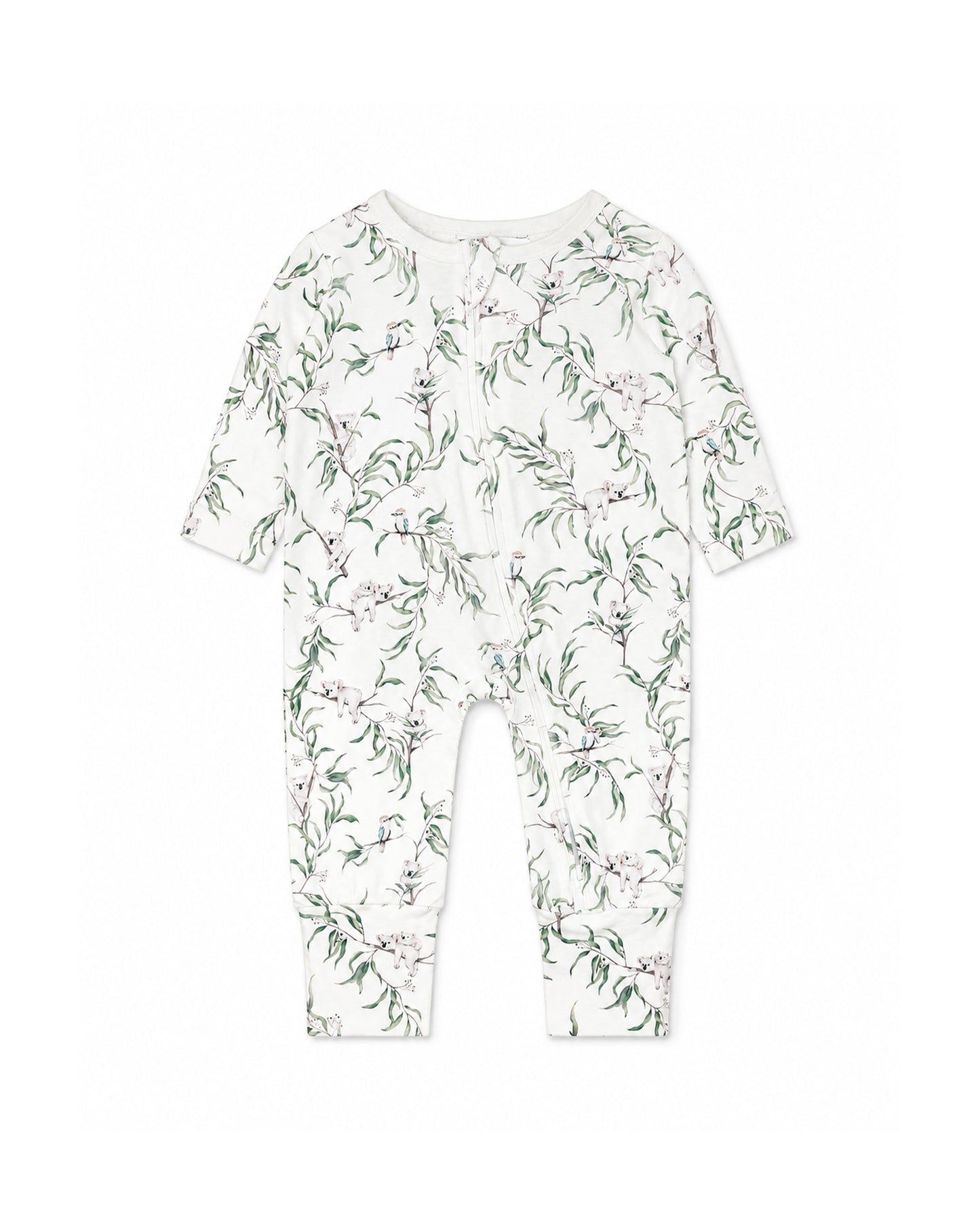 Taylor Organic LS Zipsuit - Taylor Print
