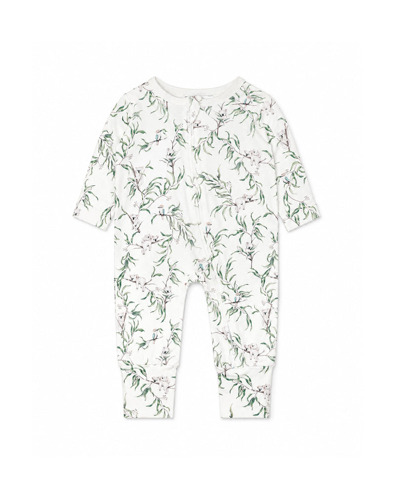 Taylor Organic LS Zipsuit - Taylor Print