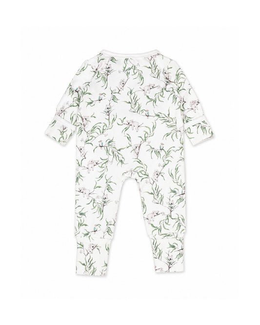 Taylor Organic LS Zipsuit - Taylor Print
