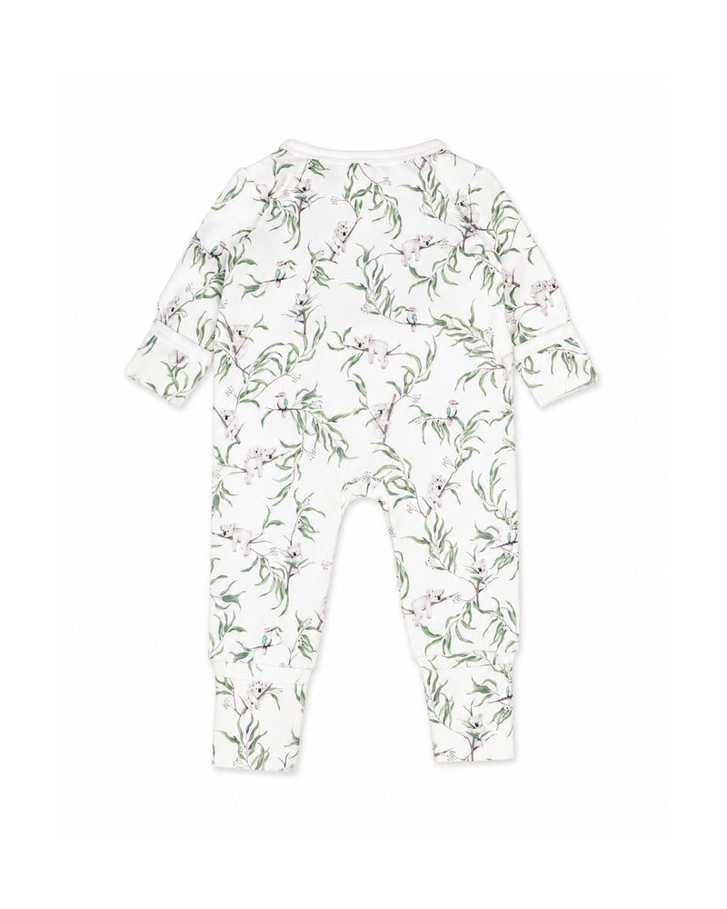 Taylor Organic LS Zipsuit - Taylor Print