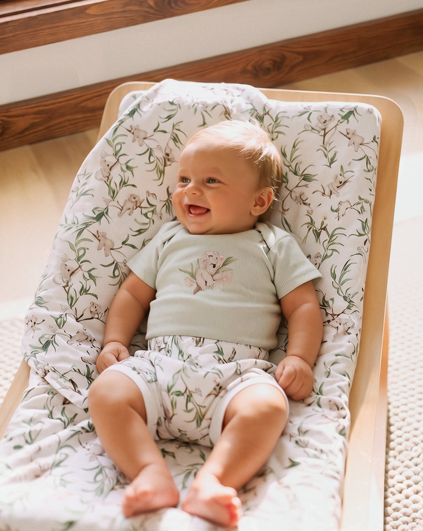Taylor Organic Koala Bodysuit - Sage